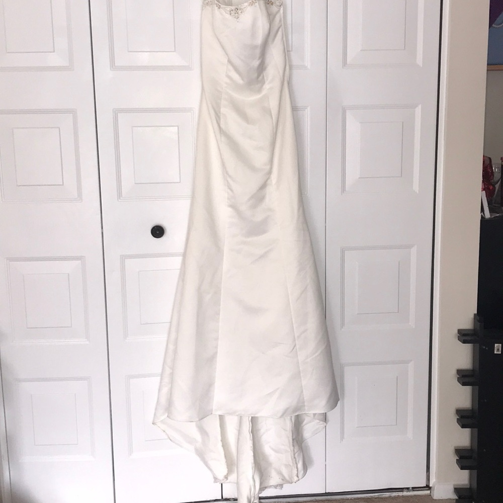 Custom made wedding dress